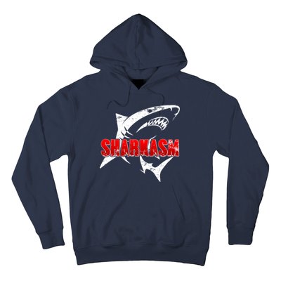 Funny Sharkasm Shark Fan Hoodie