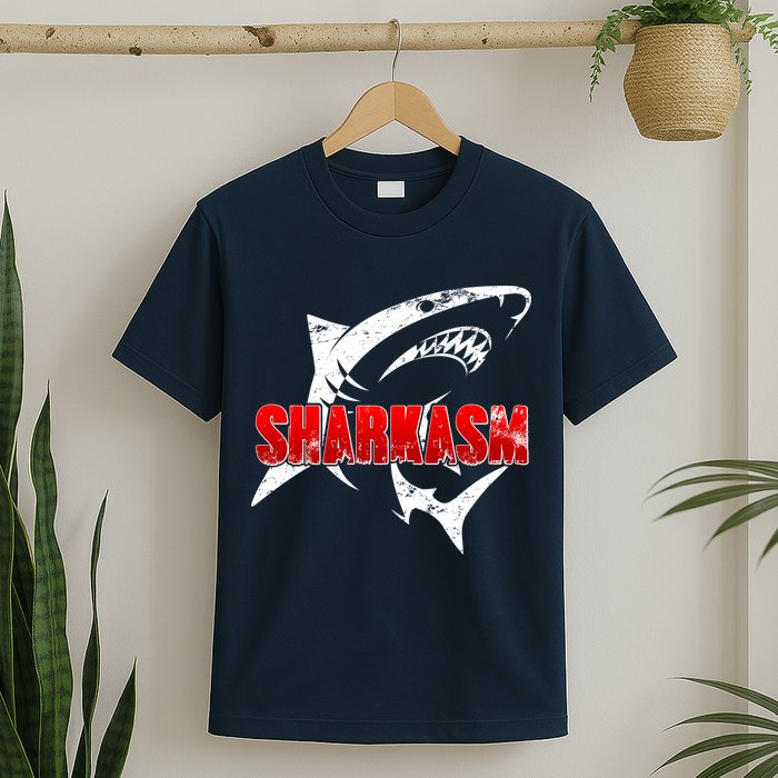 Funny Sharkasm Shark Fan T-Shirt