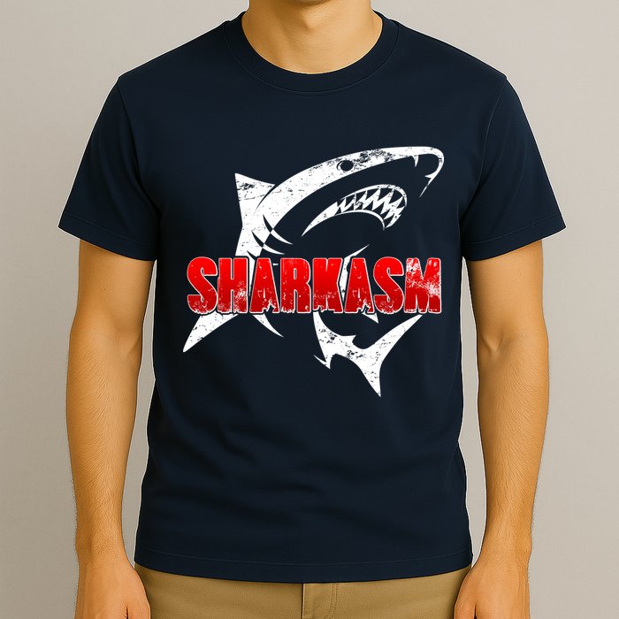 Funny Sharkasm Shark Fan T-Shirt