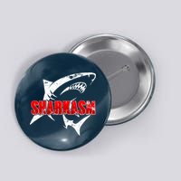 Funny Sharkasm Shark Fan Button