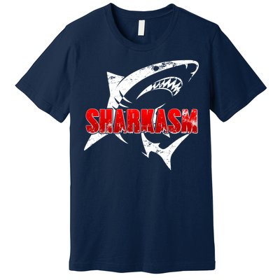 Funny Sharkasm Shark Fan Premium T-Shirt