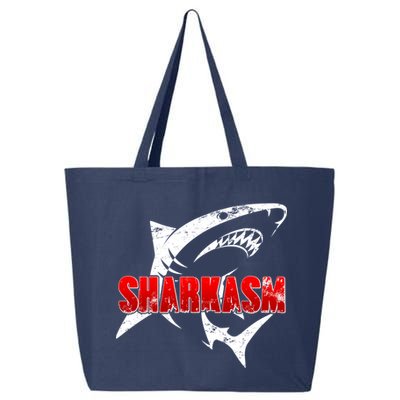 Funny Sharkasm Shark Fan 25L Jumbo Tote