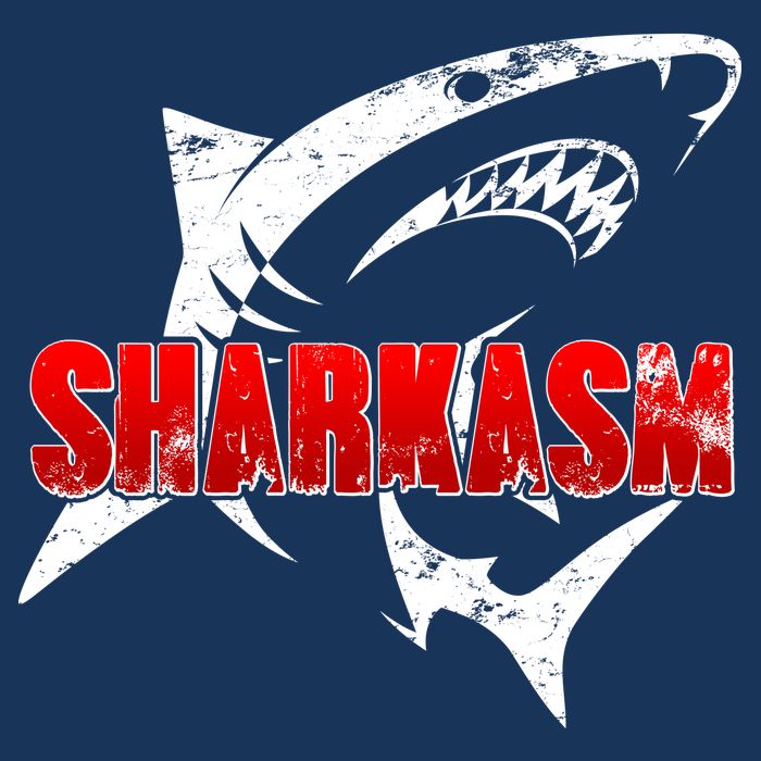 Funny Sharkasm Shark Fan Toddler T-Shirt