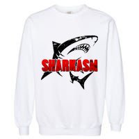 Funny Sharkasm Shark Fan Garment-Dyed Sweatshirt