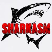 Funny Sharkasm Shark Fan Garment-Dyed Sweatshirt