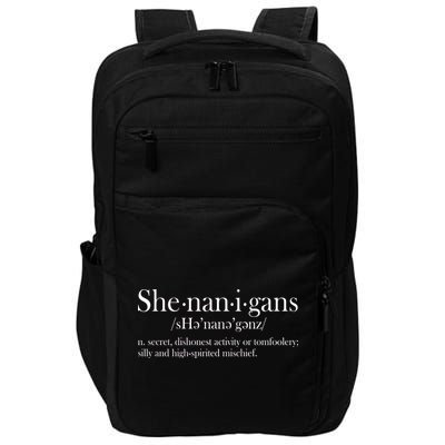 Funny Shenanigans Definition Impact Tech Backpack