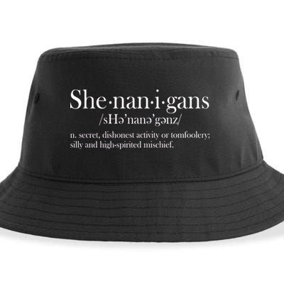 Funny Shenanigans Definition Sustainable Bucket Hat