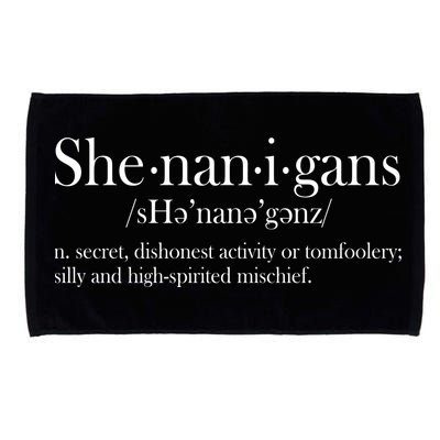 Funny Shenanigans Definition Microfiber Hand Towel