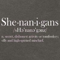 Funny Shenanigans Definition Cotton Canvas Backpack