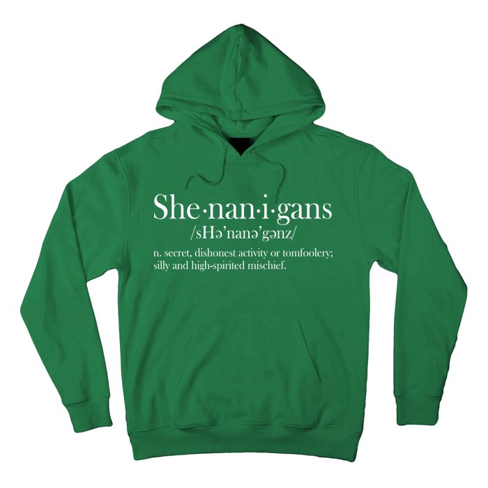 Funny Shenanigans Definition Hoodie