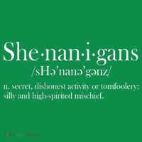 Funny Shenanigans Definition T-Shirt