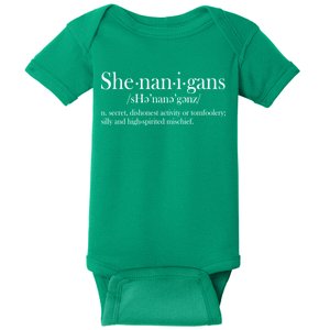 Funny Shenanigans Definition Baby Bodysuit