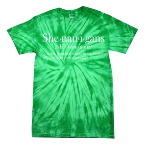 Funny Shenanigans Definition Tie-Dye T-Shirt