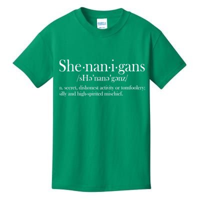 Funny Shenanigans Definition Kids T-Shirt