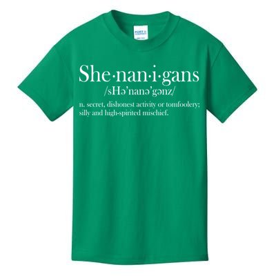 Funny Shenanigans Definition Kids T-Shirt