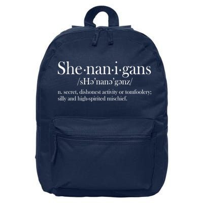 Funny Shenanigans Definition 16 in Basic Backpack