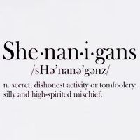 Funny Shenanigans Definition Garment-Dyed Sweatshirt