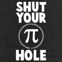 Funny Shut Your Pi Hole 3.14 March 14 7 Panel Mesh Trucker Snapback Hat