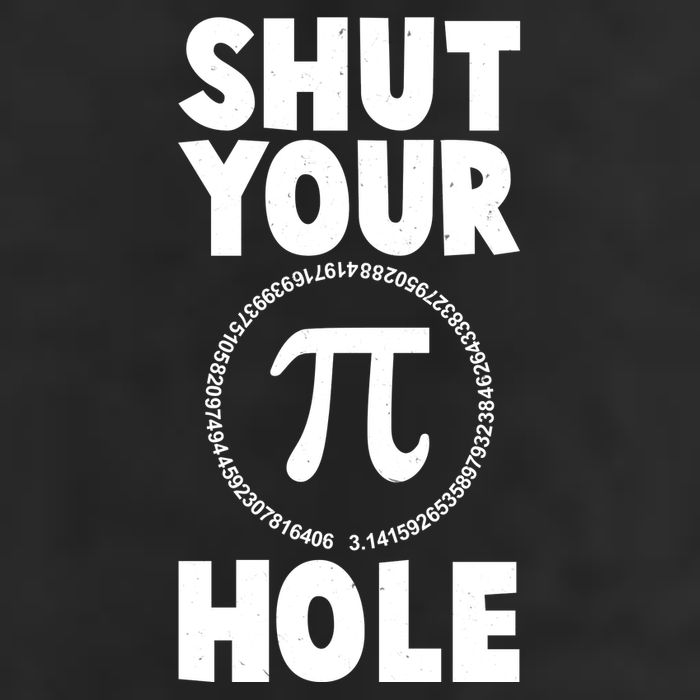 Funny Shut Your Pi Hole 3.14 March 14 7 Panel Mesh Trucker Snapback Hat