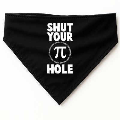 Funny Shut Your Pi Hole 3.14 March 14 USA-Made Doggie Bandana