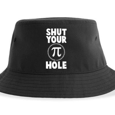 Funny Shut Your Pi Hole 3.14 March 14 Sustainable Bucket Hat