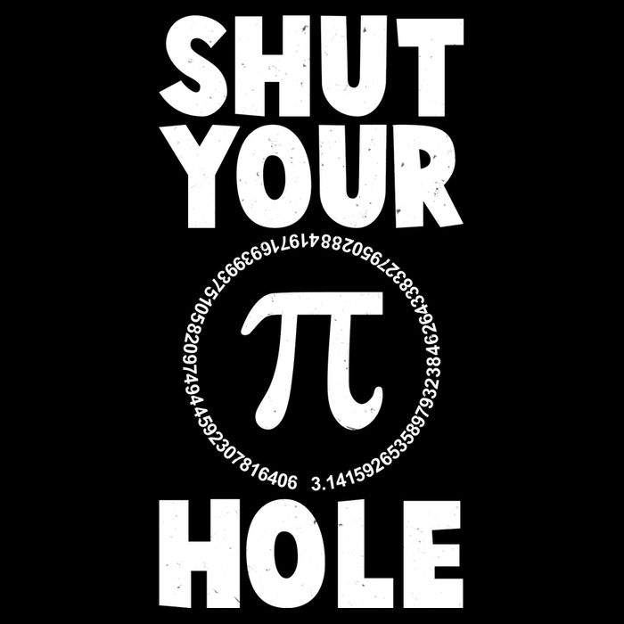 Funny Shut Your Pi Hole 3.14 March 14 Drawstring Bag