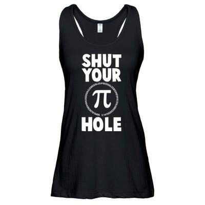 Funny Shut Your Pi Hole 3.14 March 14 Ladies Essential Flowy Tank
