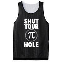 Funny Shut Your Pi Hole 3.14 March 14 Mesh Reversible Basketball Jersey Tank