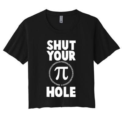 Funny Shut Your Pi Hole 3.14 March 14 Crop Top