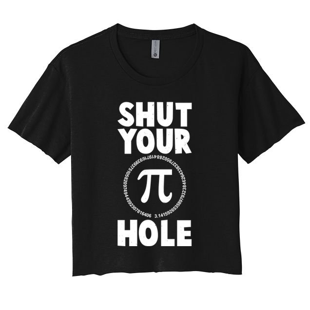 Funny Shut Your Pi Hole 3.14 March 14 Crop Top
