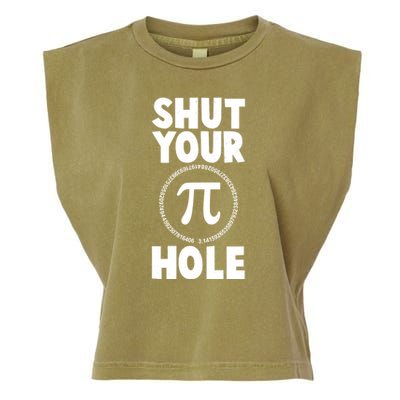 Funny Shut Your Pi Hole 3.14 March 14 Garment-Dyed Women's Muscle Tee