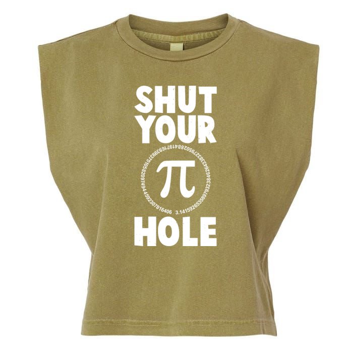 Funny Shut Your Pi Hole 3.14 March 14 Garment-Dyed Women's Muscle Tee