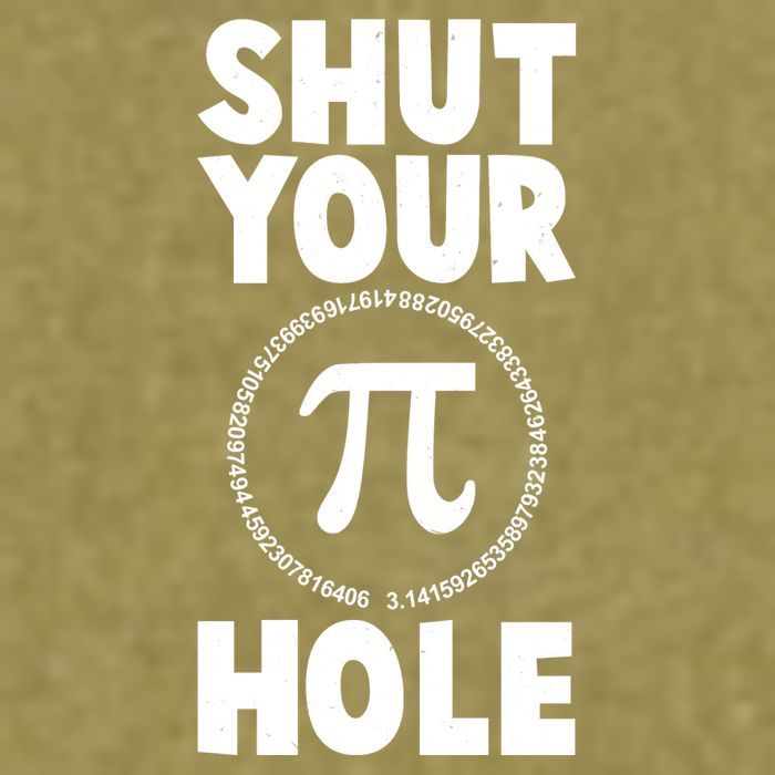 Funny Shut Your Pi Hole 3.14 March 14 Garment-Dyed Women's Muscle Tee