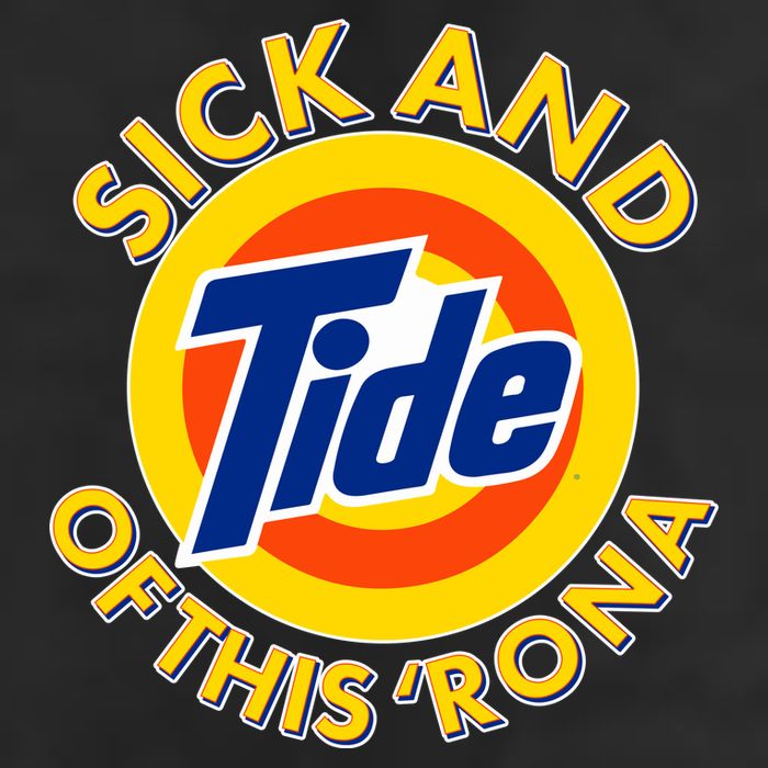 Funny Sick And Tide Of This 'Rona 7 Panel Mesh Trucker Snapback Hat