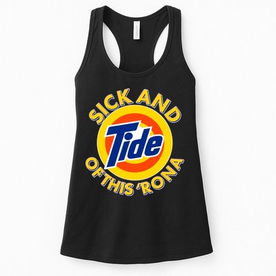 Funny Sick And Tide Of This 'Rona Womens Tank Top