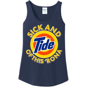 Funny Sick And Tide Of This 'Rona Ladies Essential Tank