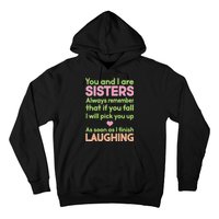 Funny Sisters Laughing Hoodie