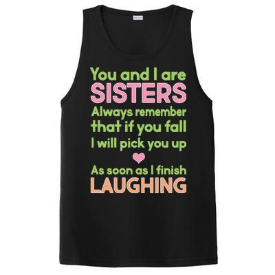 Funny Sisters Laughing PosiCharge Competitor Tank