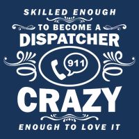 Funny Skilled Dispatcher 7-Panel Snapback Hat