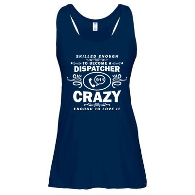 Funny Skilled Dispatcher Ladies Essential Flowy Tank