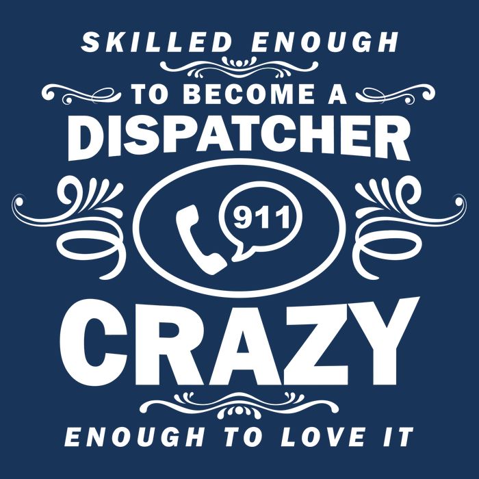 Funny Skilled Dispatcher Women's Crop Top Tee