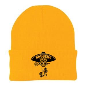 Funny Skull Dodgers Knit Cap Winter Beanie