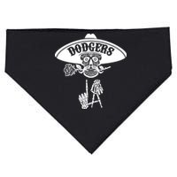 Funny Skull Dodgers USA-Made Doggie Bandana