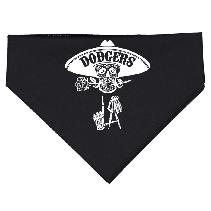 Funny Skull Dodgers USA-Made Doggie Bandana