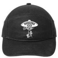 Funny Skull Dodgers 7-Panel Snapback Hat