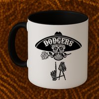 Funny Skull Dodgers Mug