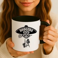 Funny Skull Dodgers Mug