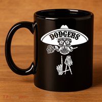 Funny Skull Dodgers 11oz C Handle Ceramic Mug