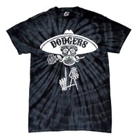 Funny Skull Dodgers Tie-Dye T-Shirt