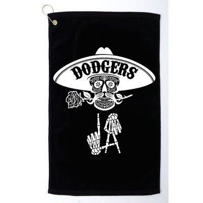 Funny Skull Dodgers Golf Towel